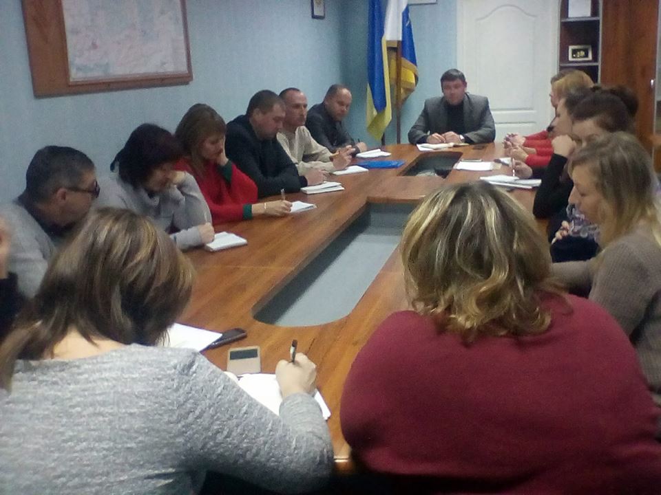 Голова райдержадміністрації Олександр Єрохін зустрівся з керівниками установ та організацій
